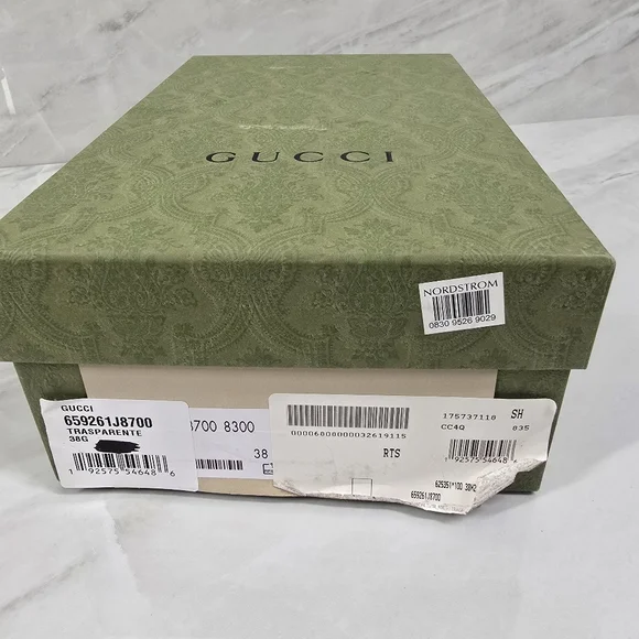 Gucci Women's Clear Slide Sandals - Picture 12 of 12